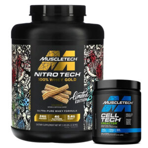 پک افزایش حجم وی گلد+کراتین کری اکتیو ماسل تک