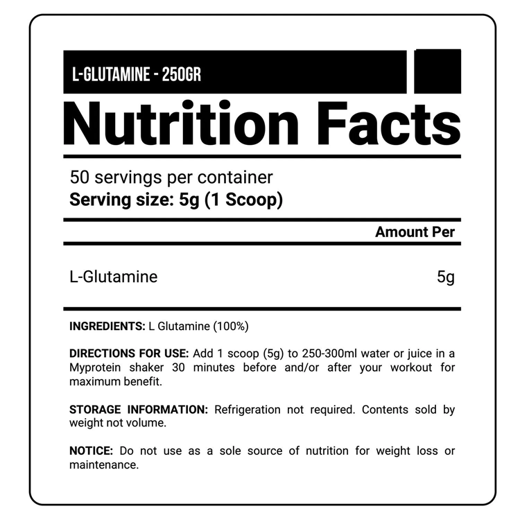 ال گلوتامین مای پروتئین 250 گرم