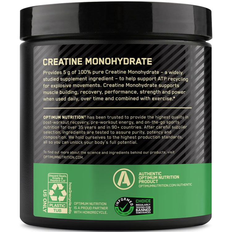خرید کراتین مونوهیدرات ۳۰۰ گرم اپتیموم نوتریشن طرح جدید