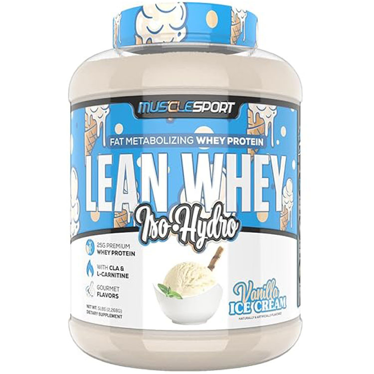 پروتئین لین وی ایزو هیدرو 2200 گرم ماسل اسپورت