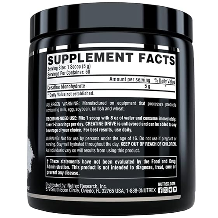 کراتین مونوهیدرات ناترکس 300 گرم طرح جدید