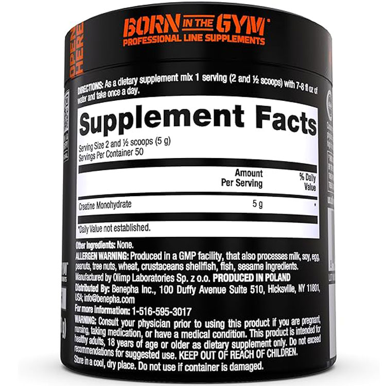 کراتین مونوهیدرات ۲۵۰ گرم الیمپ اصل