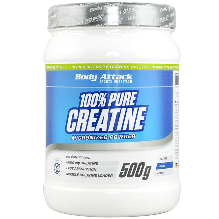 کراتین ۱۰۰ درصد خالص ۵۰۰ گرم بادی اتک